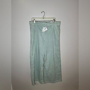 American Eagle Outfitters Light Blue Wide Leg Pants